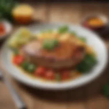 Delicious and Nutritious Budget Meal A plate featuring a delicious, healthy dish made with affordable ingredients