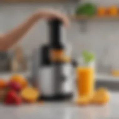 User-friendly interface of the Aicok juicer