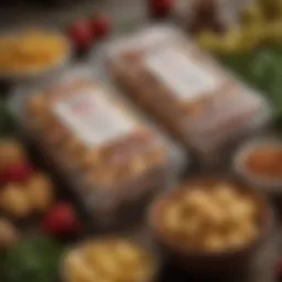 A historical display of Aplets and Cotlets showcasing their traditional packaging.