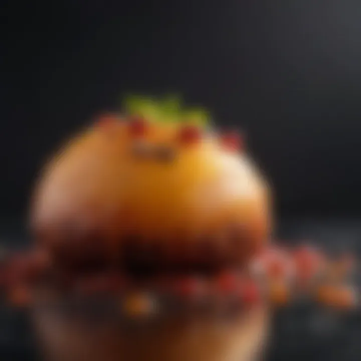Close-up of Ariselu highlighting its glossy texture and rich color