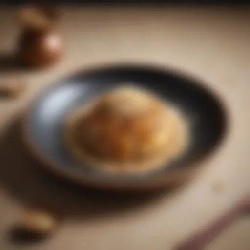 A beautifully arranged plate of Ariselu topped with sesame seeds