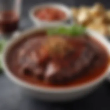 Homemade Barbeque Sauce Rich and flavorful barbeque sauce in a bowl