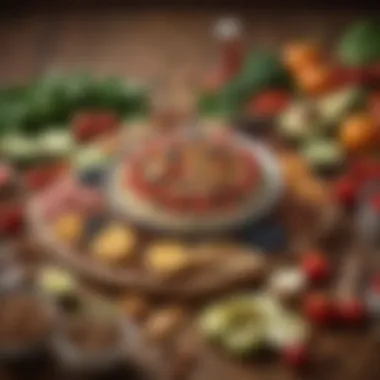 Healthy Foods for Glucose Stabilization An array of healthy foods that stabilize glucose levels