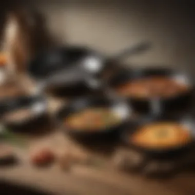 Diverse Materials of Frying Pans Variety of frying pans showcasing different materials