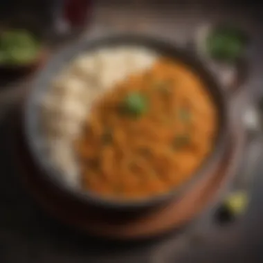 Spiced Chickpea Curry Delicious chickpea curry served with brown rice