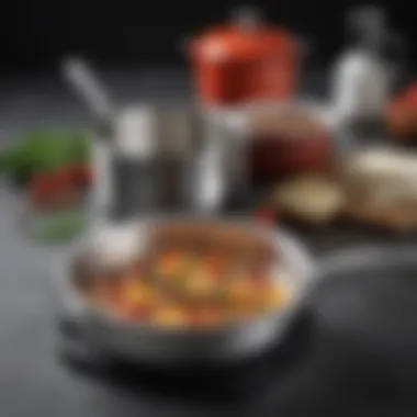 Infographic highlighting the key features of Bialetti Titan cookware
