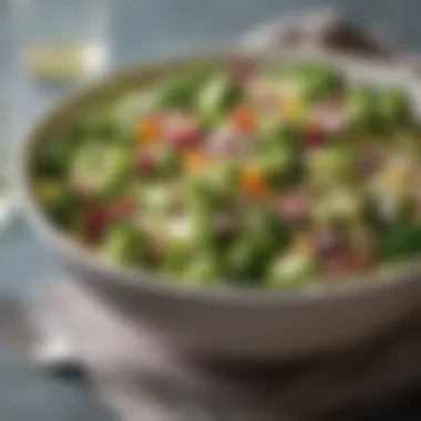 Broccoli Salad A colorful salad featuring broccoli as a main ingredient