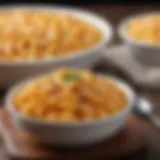 A creamy bowl of Buffalo Mac and Cheese showcasing its rich texture