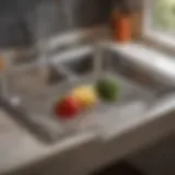 Innovative camper sink drying rack design