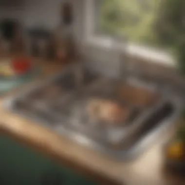Stylish and functional camping sink accessories