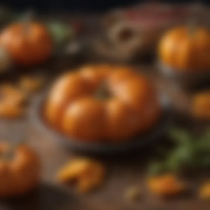 Historical illustrations showcasing the origins of candied pumpkin