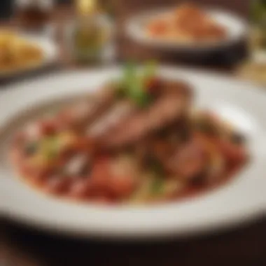 Authentic Italian Flavors at Carrabba's A beautifully plated dish representing Carrabba's authentic Italian cuisine