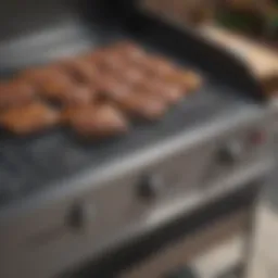 Close-up view of the Charbroil Grill Classic showcasing its sleek design and features