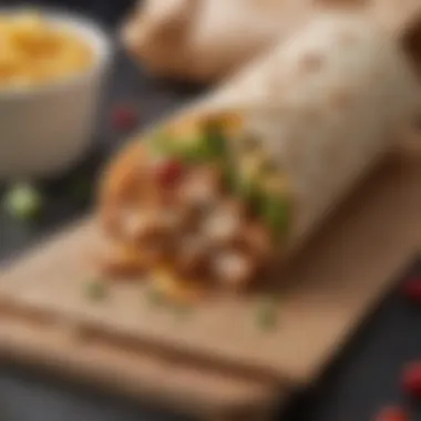 Nutritional Breakdown of the Chick-fil-A Wrap Nutritional elements of the Chick-fil-A wrap highlighted in a creative layout