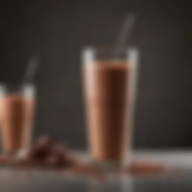 Chocolate Milk: A Post-Workout Recovery Beverage Athlete enjoying chocolate milk after workout
