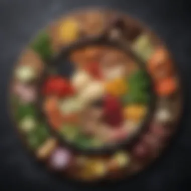 A Variety of Ingredients for a Nutritional Balance Diverse ingredients for a balanced meal