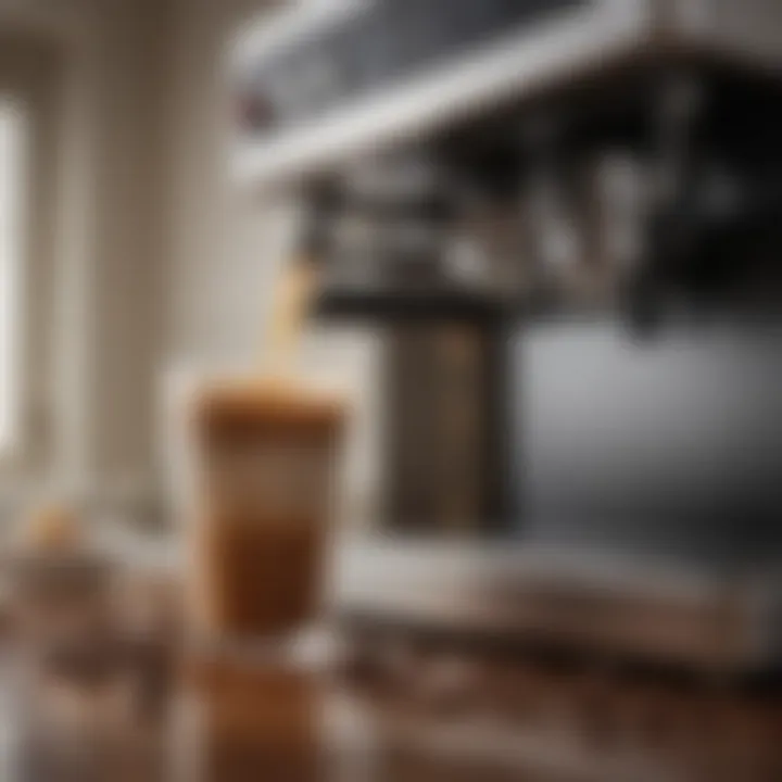 Infographic outlining daily cleaning tips for coffee machines