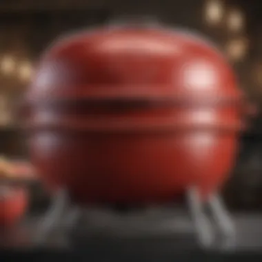 Big Red Grill Assembly Diagram Diagram of Big Red Grill assembly highlighting parts