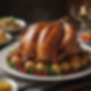 Elegant Presentation of Grilled Turkey Dish Elegant presentation of grilled turkey dish