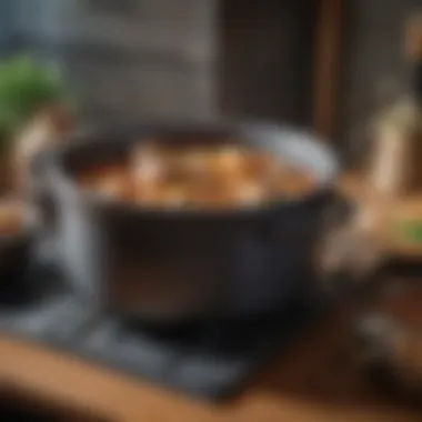 The Sturdy Build of Lodge 5.5 Quart Dutch Oven Lodge 5.5 Quart Dutch Oven showcasing its durable construction