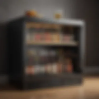 Compact Mini Bar Design for Small Spaces A compact mini bar design ideal for small spaces