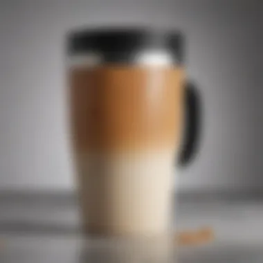 Material Quality of Contigo Travel Mug Material quality analysis of a Contigo travel mug highlighting durability