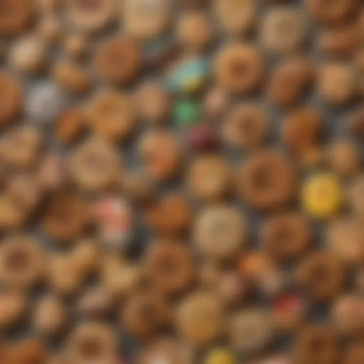 A stunning array of cookies showcasing popular cartoon characters