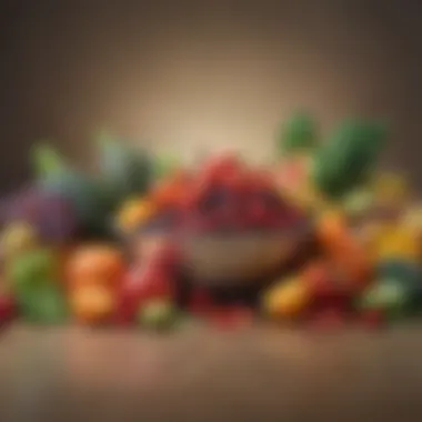 Nutritional Variety in Your Grocery Selections Colorful fruits and vegetables displayed