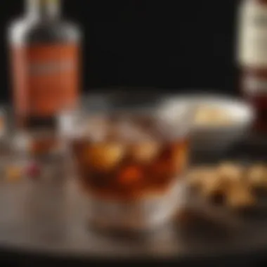 Ingredients for a bitters-free Manhattan