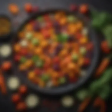 Fresh Vegetables for Pickling A vibrant collection of fresh vegetables ready for pickling