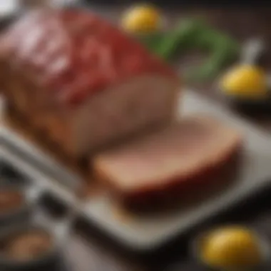 The Art of Baking: Achieving the Perfect Meatloaf Meatloaf baked in the oven, golden and delicious