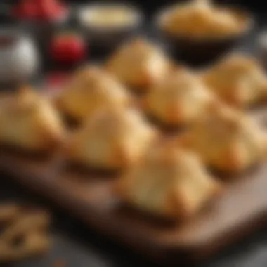 Delightful Dessert Crafted with Crescent Rolls Decadent dessert showcasing crescent rolls in a delightful presentation.