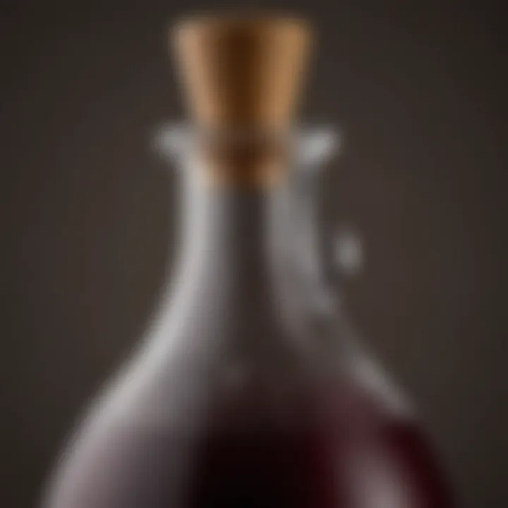 Close-up of the materials used in the Crofton carafe highlighting quality and craftsmanship