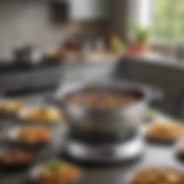 Elevate Your Dining Experience with Cuisinart Elegant Cuisinart Electric Fondue Pot set on a dining table
