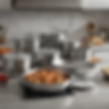 Elegant Cookware Set Overview Elegant Cuisinart stainless steel cookware set displaying various pot sizes