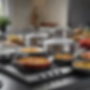 Diverse cooking techniques illustrated with Cuisinart Pro cookware