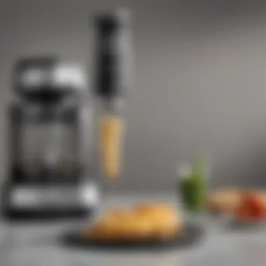 Close-up of the Cuisinart Smart Stick blending attachment