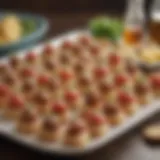 Traditional Kentucky Derby appetizers beautifully arranged