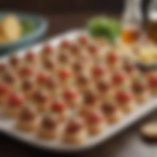 Traditional Kentucky Derby appetizers beautifully arranged