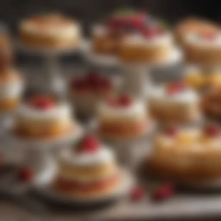 Decadent desserts showcasing Southern flavors