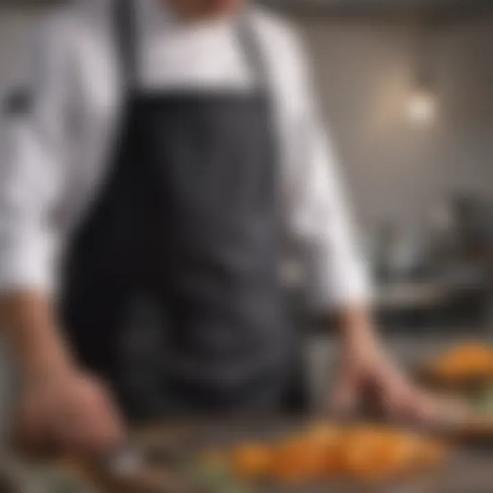 Functional features of modern chef aprons