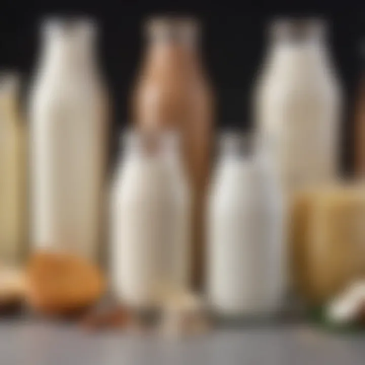 Flavor profiles of different dairy-free milks