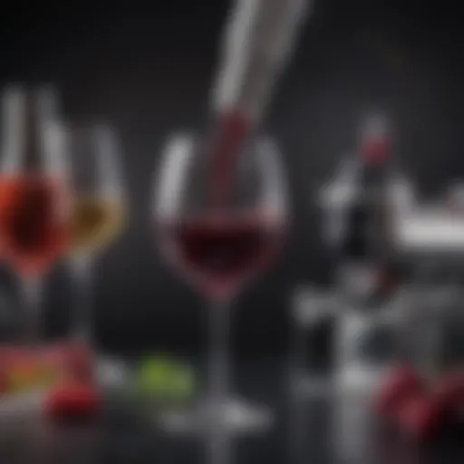 A scientific apparatus used in the dealcoholization of wine