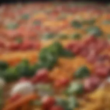 Ingredient Sourcing for Diet Frozen Foods An organic produce field representing ingredient sourcing for frozen meals.