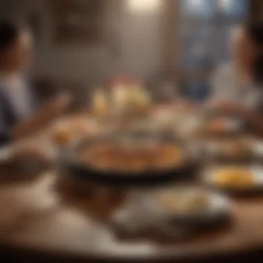 Customer enjoying a Dinnerly meal