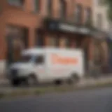 Delivery van showcasing Dinnerly branding