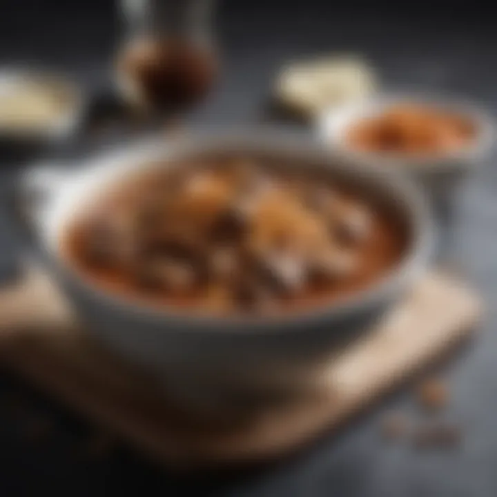 Essential ingredients for making Dynasty brown gravy sauce