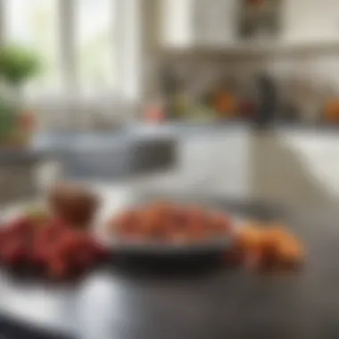 Maintained Cleanliness in the Kitchen Clean kitchen counter free of food scraps