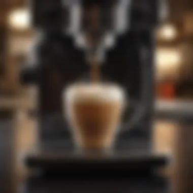 Technological advancements in espresso devices represented with modern features.