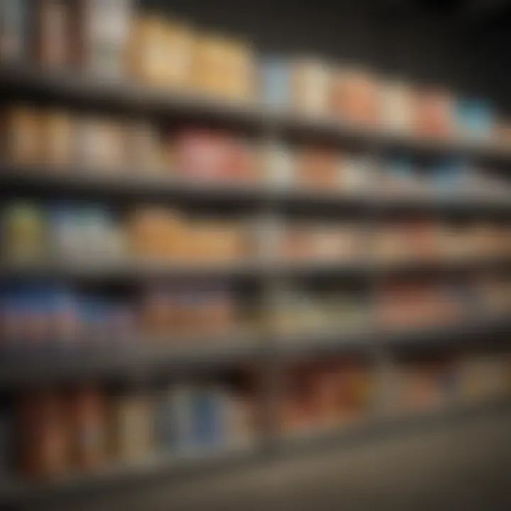 A collection of shelf-stable dairy alternatives arranged neatly